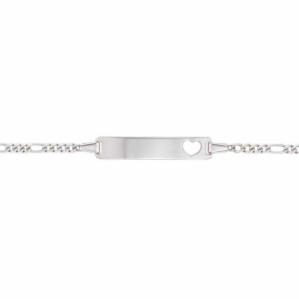 Brand Avenue 925 Silver Small Engravable Disk Bracelet