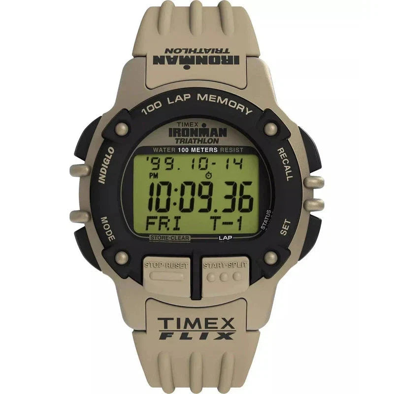 TIMEX IRONMAN Flix 100 Lap 42mm PU Strap Watch – Brand Avenue