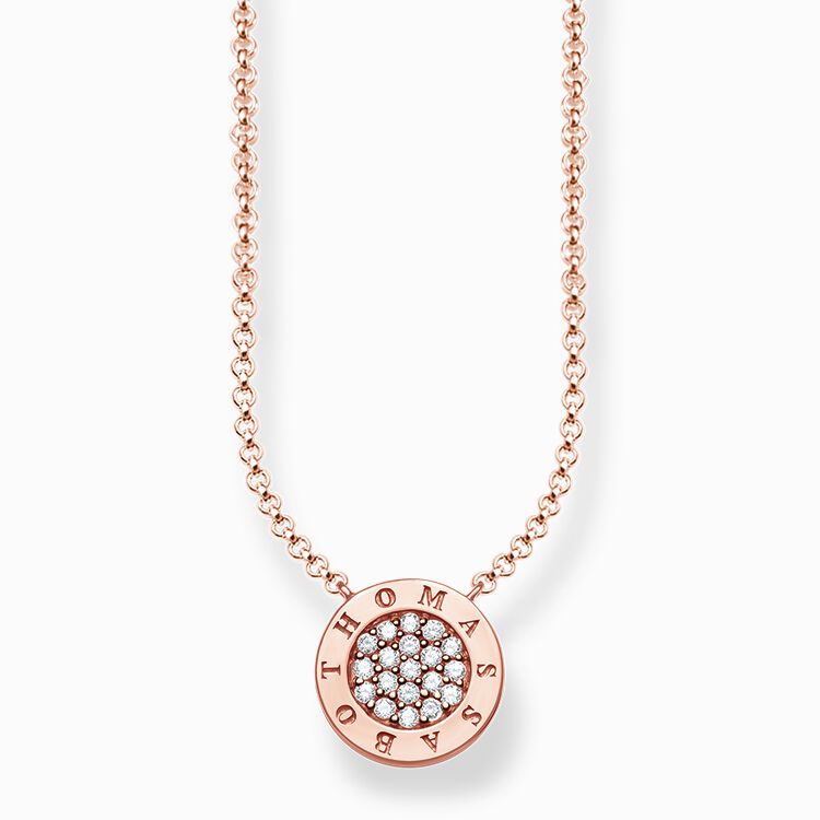 Thomas Sabo Necklace Classic Pave Rose Gold – Brand Avenue