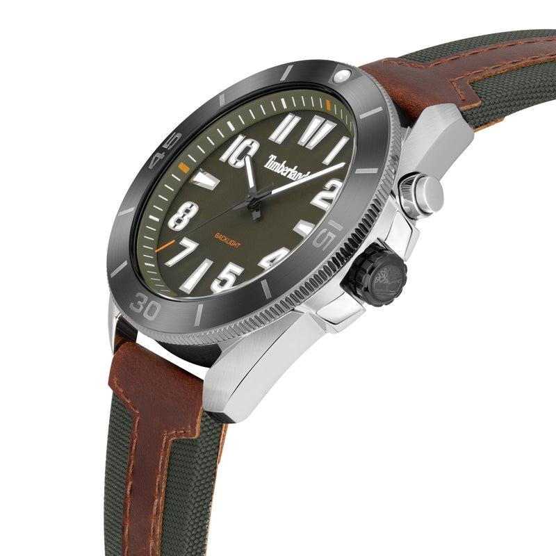 Timberland Warrick 3 Hands Leather Strap