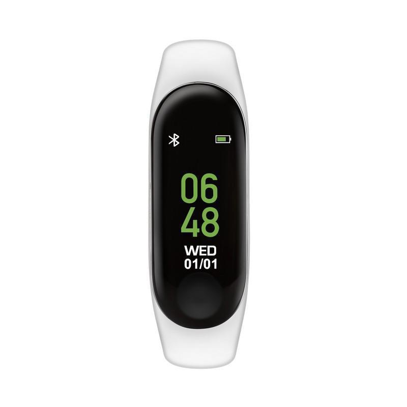 Reflex Active Smart Watch White Silicone Strap Hypoallergenic