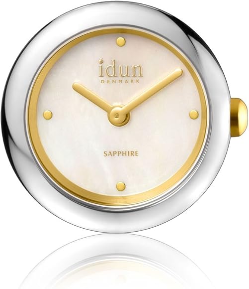 Idun MOP Dial 2 Tone Rocking Charm Watch