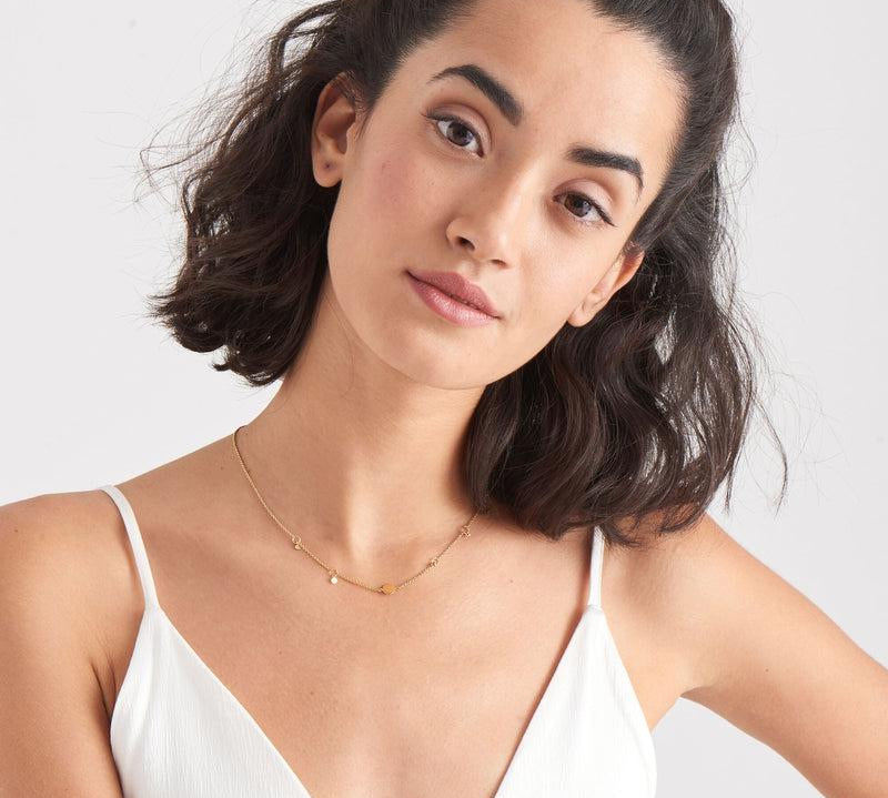 Ania Haie Geometry Drop Discs Necklace