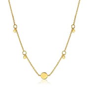 Ania Haie Geometry Drop Discs Necklace