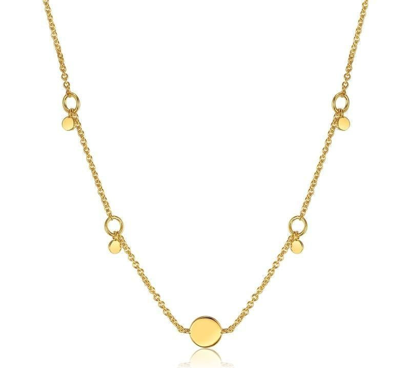 Ania Haie Geometry Drop Discs Necklace