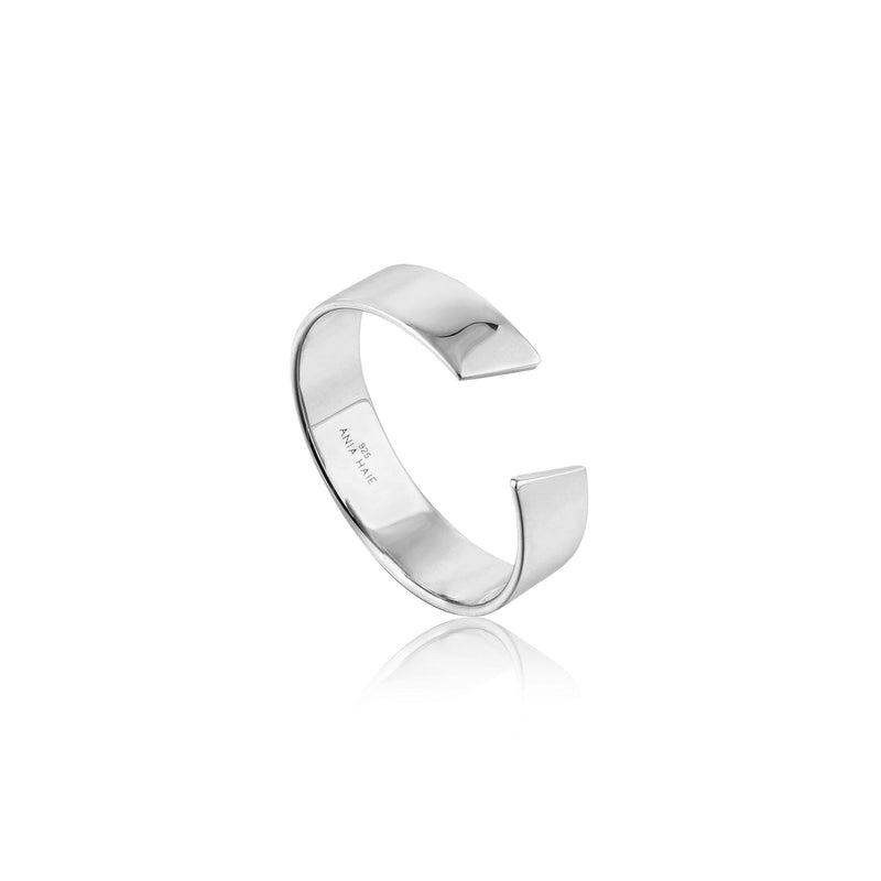 Ania Haie Geometry Wide Adjustable Ring