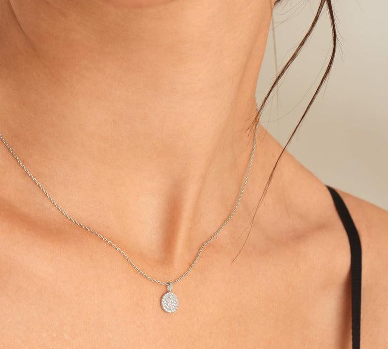 Ania Haie Glam Disc Pendant Necklace