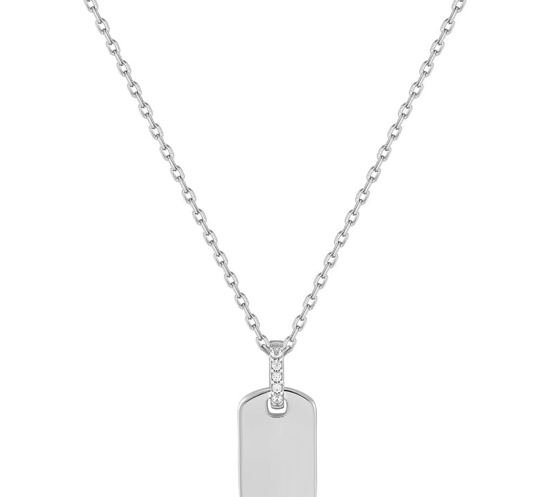 Ania Haie Glam Tag Pendant Necklace