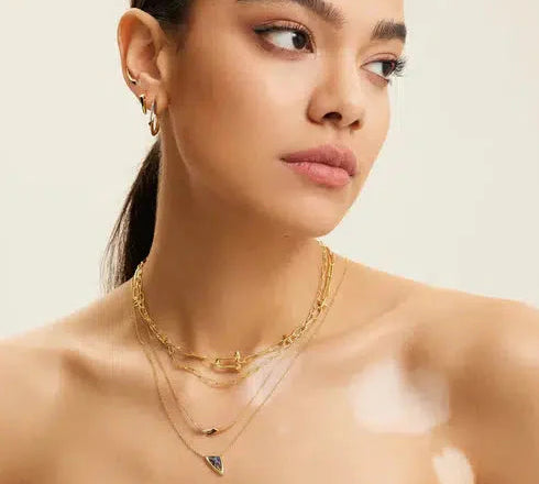 Ania Haie Gold Arrow Climber Stud Earrings