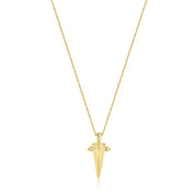 Ania Haie Gold Geometric Point Pendant Necklace