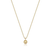 Ania Haie Gold Orb Drop Pendant Necklace