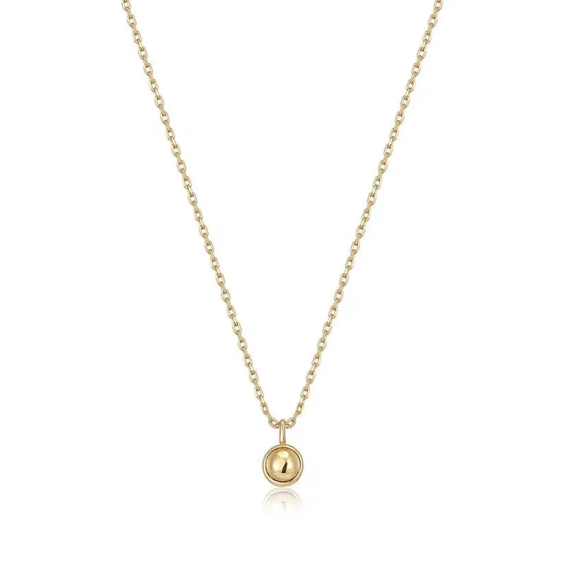 Ania Haie Gold Orb Drop Pendant Necklace