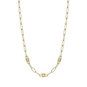 Ania Haie Gold Orb Link Chunky Chain Necklace