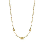 Ania Haie Gold Orb Link Chunky Chain Necklace