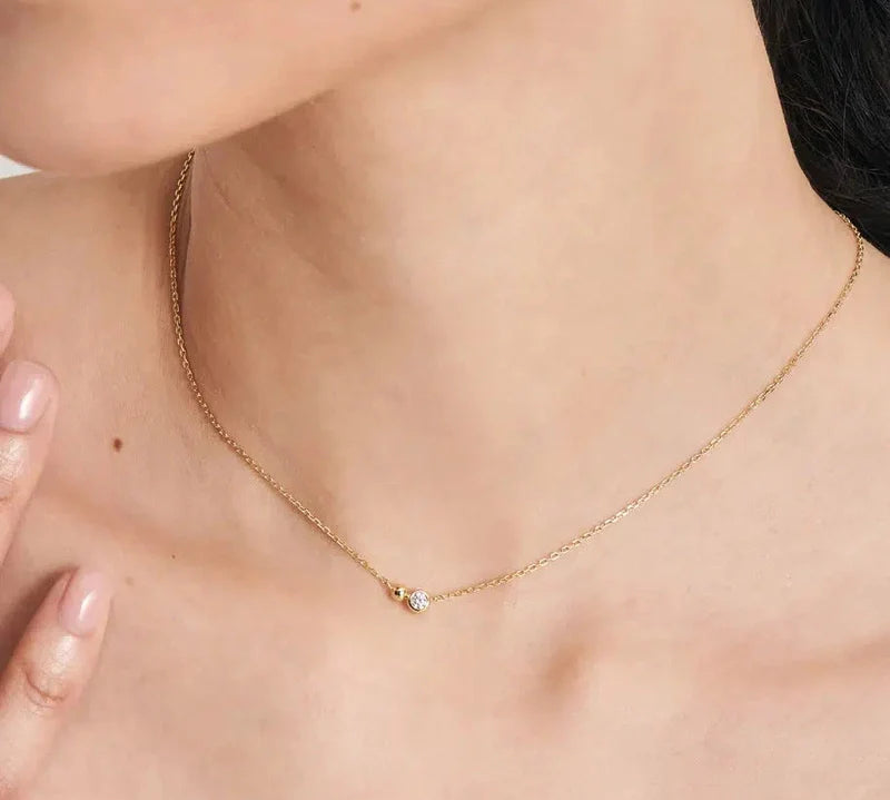 Ania Haie Gold Orb Sparkle Pendant Necklace