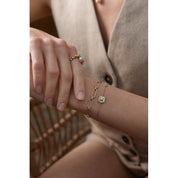 Ania Haie Gold Pearl Pave Bracelet