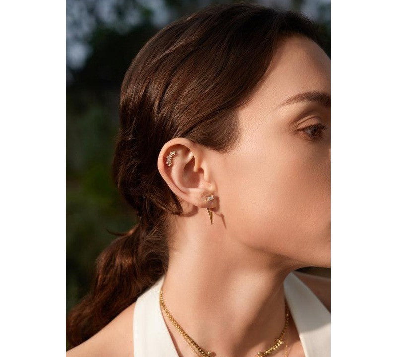 Ania Haie Gold Point Stud Ear Jackets