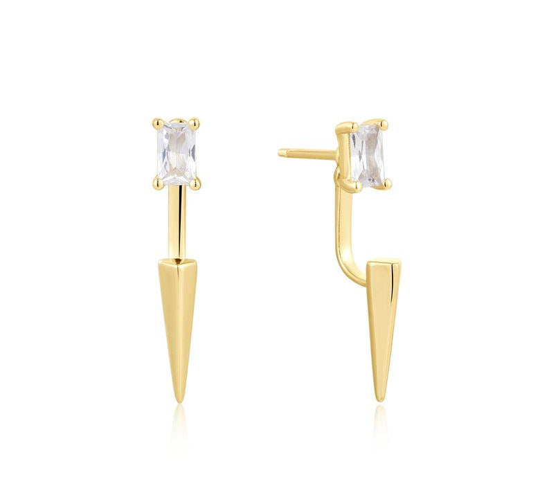 Ania Haie Gold Point Stud Ear Jackets