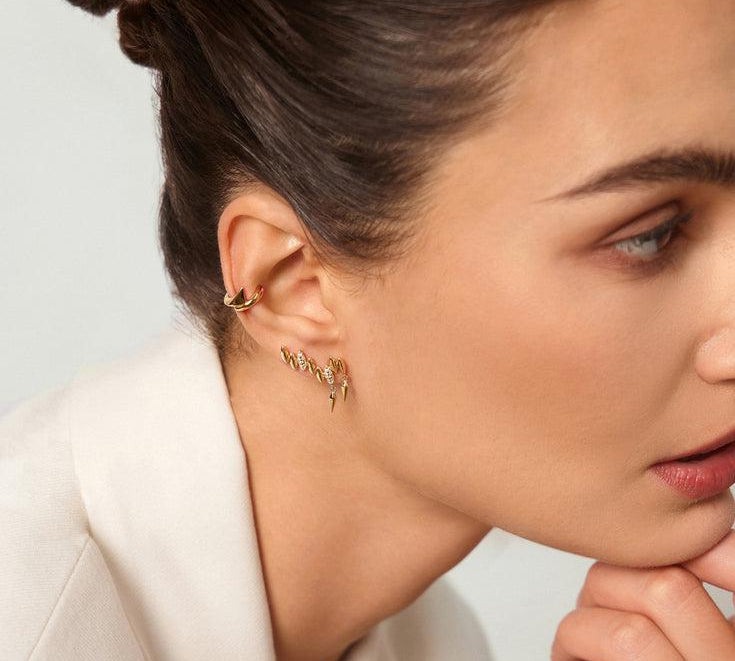 Ania Haie Gold Spike Wrap Ear Cuff