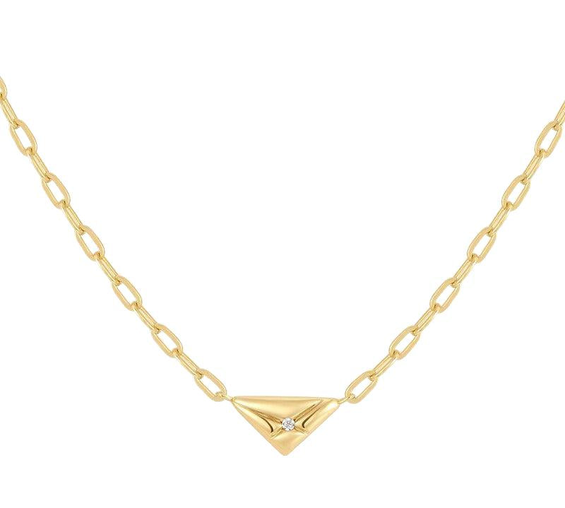 Ania Haie Gold Triangle Necklace