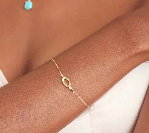 Ania Haie Gold Wave Link Bracelet