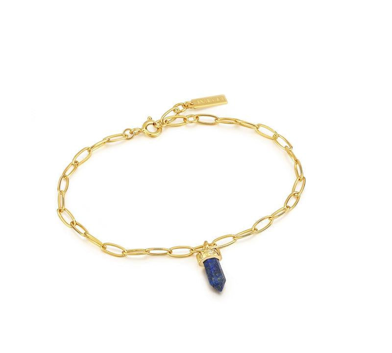 Ania Haie Lapis Point Pendant Bracelet