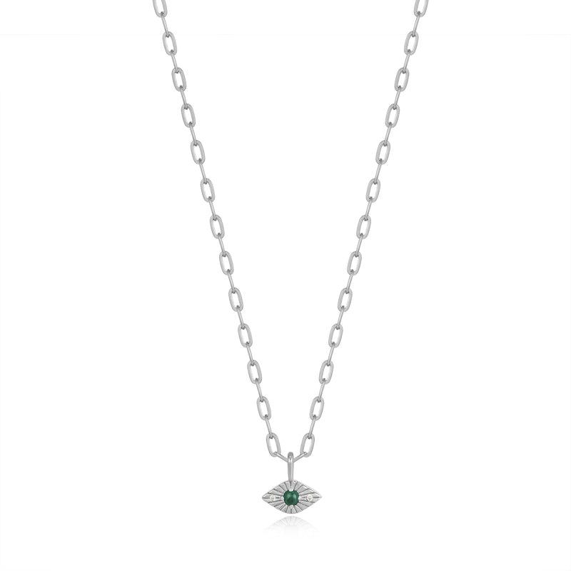 Ania Haie Malachite Evil Eye Necklace