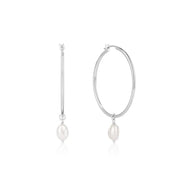 Ania Haie Pearl Hoop Earrings