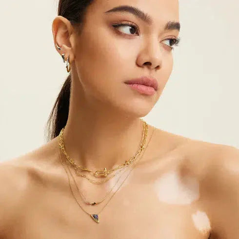 Ania Haie Silver Arrow Climber Stud Earrings