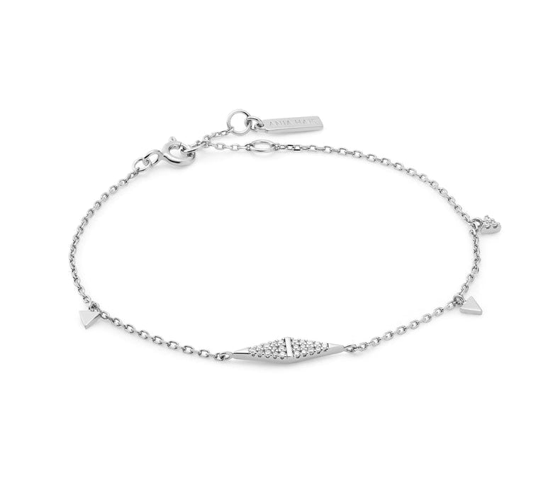 Ania Haie Silver Geometric Chain Bracelet