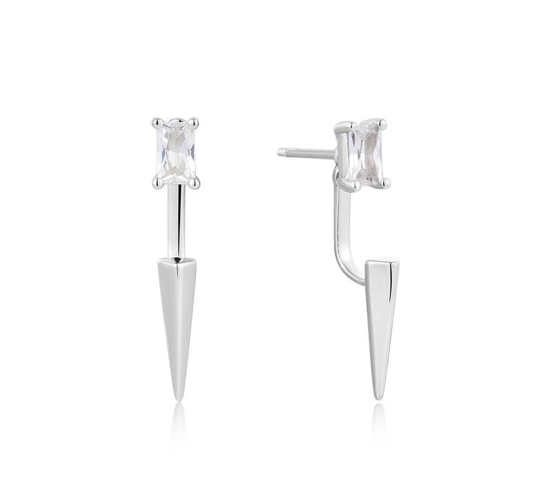 Ania Haie Silver Point Stud Ear Jackets
