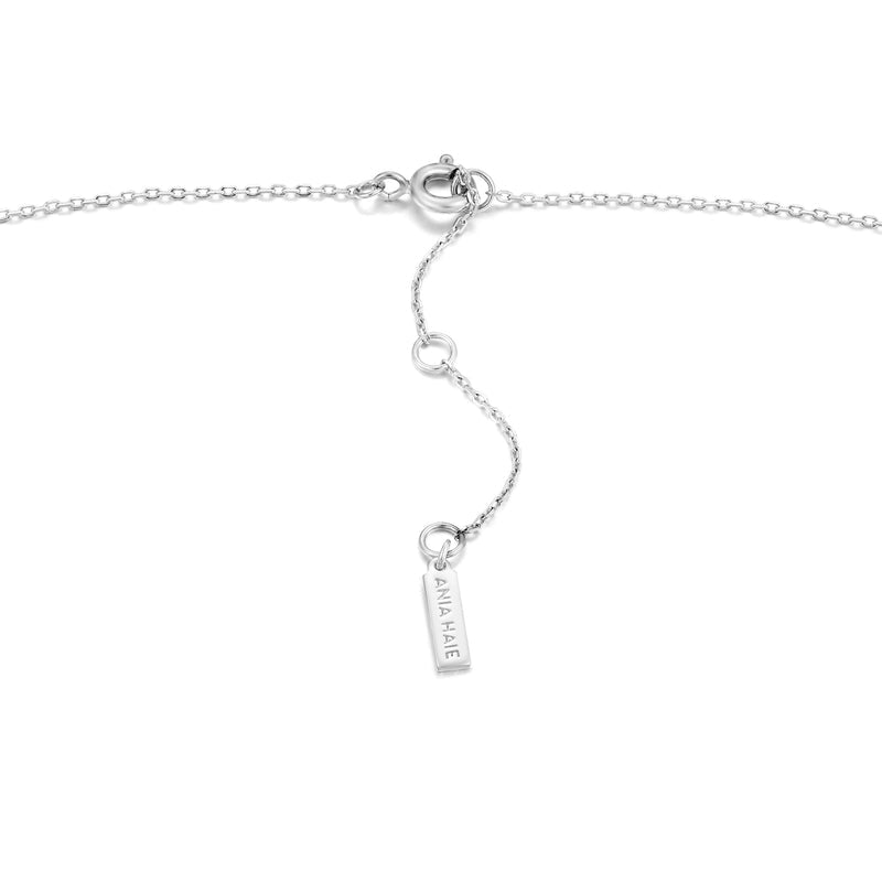 Ania Haie Silver Rope T-Bar Necklace