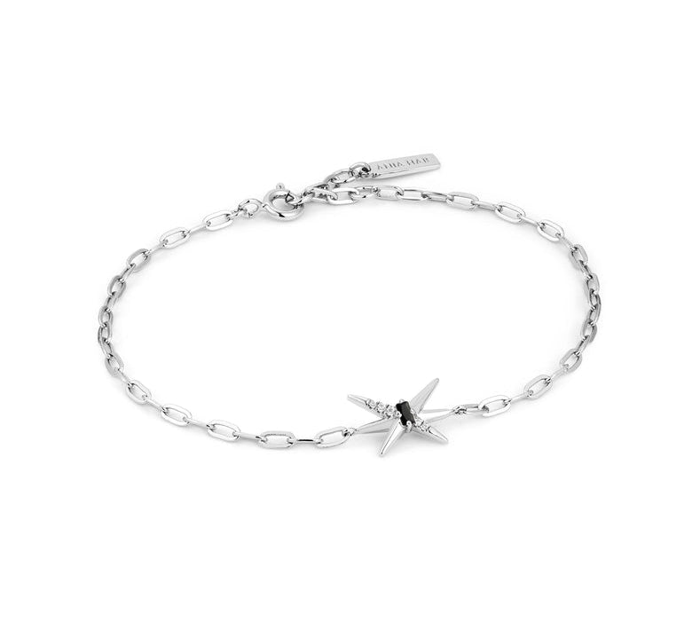 Ania Haie Silver Spike Chain Bracelet