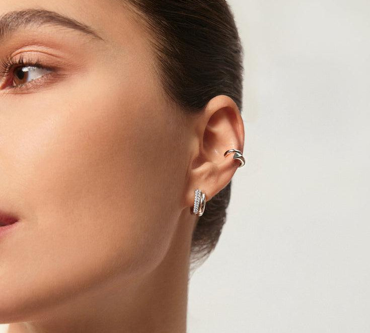 Ania Haie Silver Spike Wrap Ear Cuff