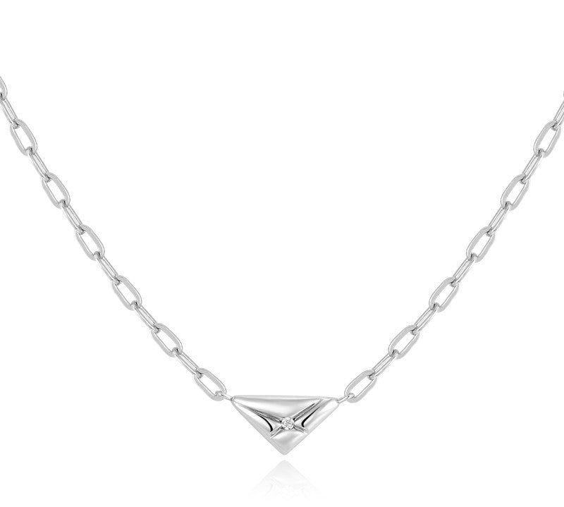 Ania Haie Silver Triangle Necklace