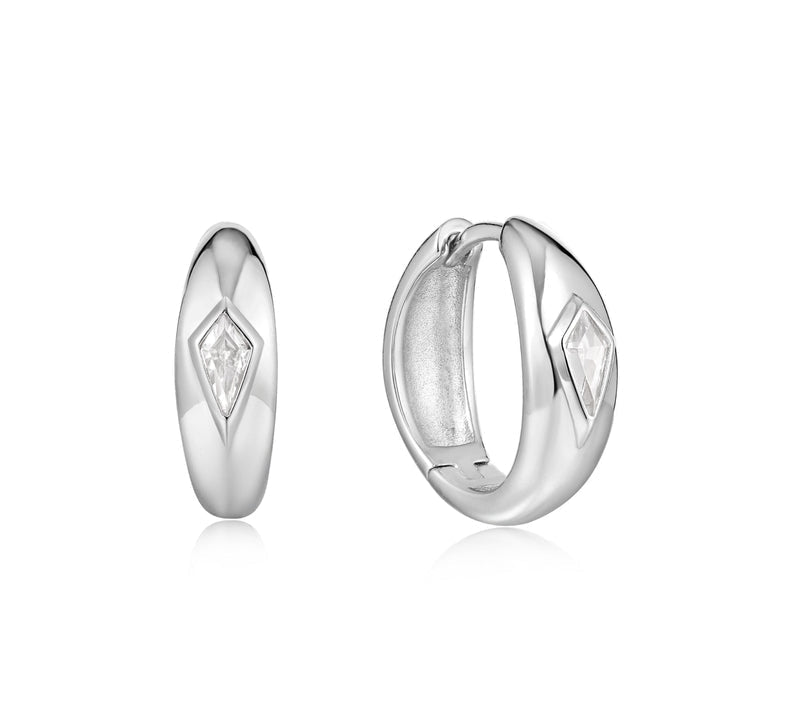 Ania Haie Sparkle Dome Hoop Earrings