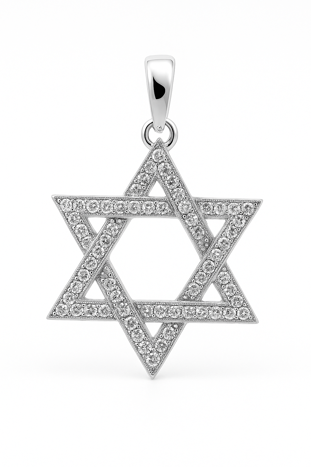 Brand Avenue 925 Silver Star of David Pendant