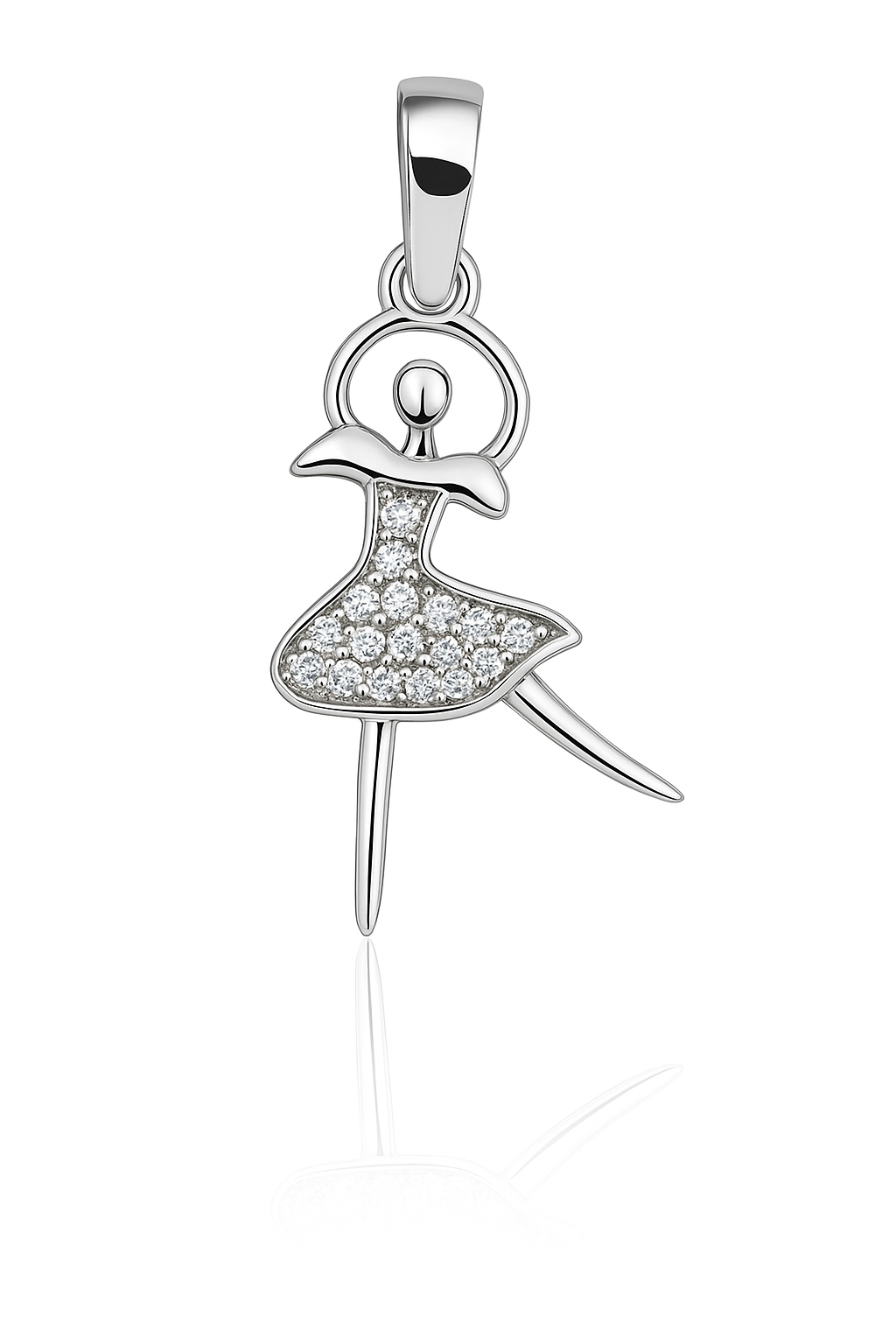 Brand Avenue 925 Silver Ballerina Pendant