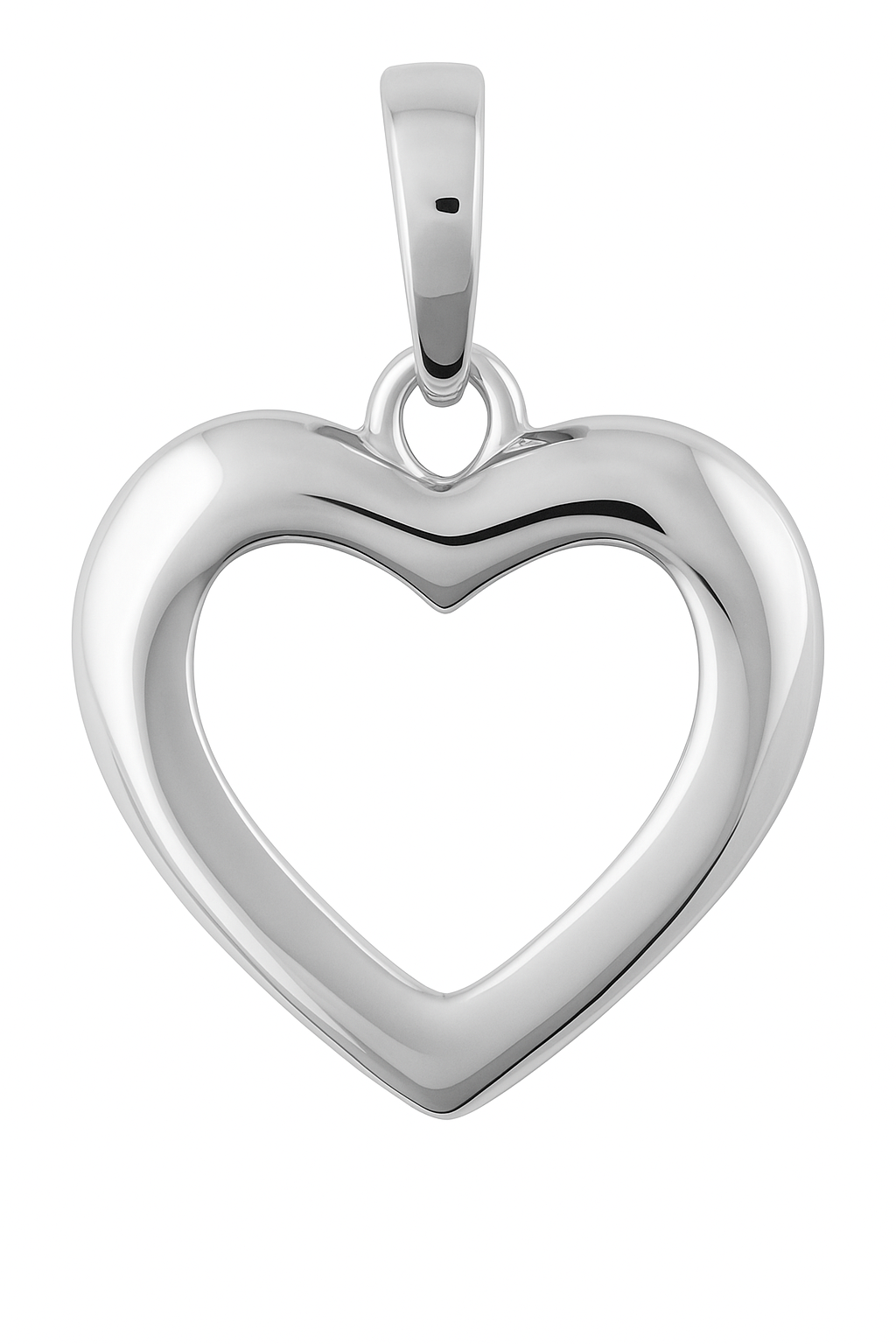Brand Avenue 925 Silver Open Heart Pendant