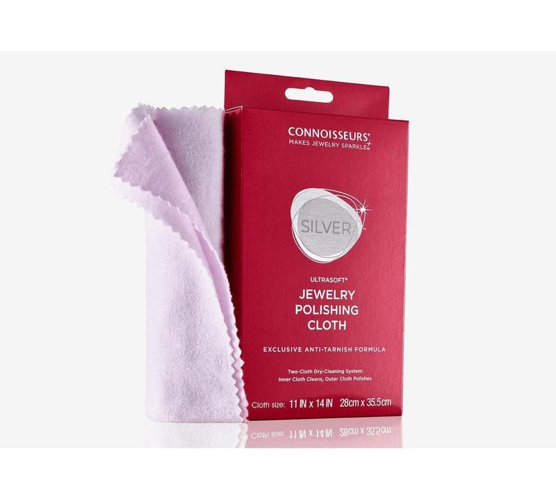 Connoisseurs Ultrasoft® Silver Jewellery Polishing Cloth