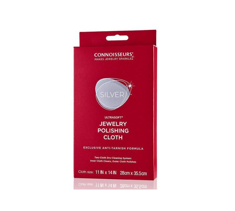 Connoisseurs Ultrasoft® Silver Jewellery Polishing Cloth