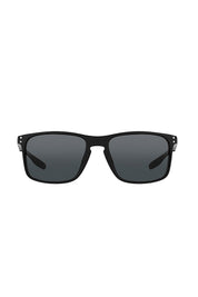 Daniel Klein Men's Matte Black Square Polarized Sunglasses – Smoke Grey Lenses