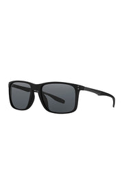 Daniel Klein Men's Matte Black Square Polarized Sunglasses – Smoke Grey Lenses