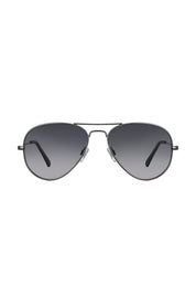 Daniel Klein Gunmetal Aviator Sunglasses