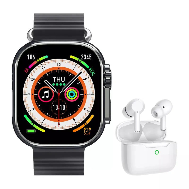 Daniel Klein A8 Ultra Smart Watch With EarPods
