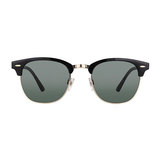 Daniel Klein Black & Gold Clubmaster Sunglasses