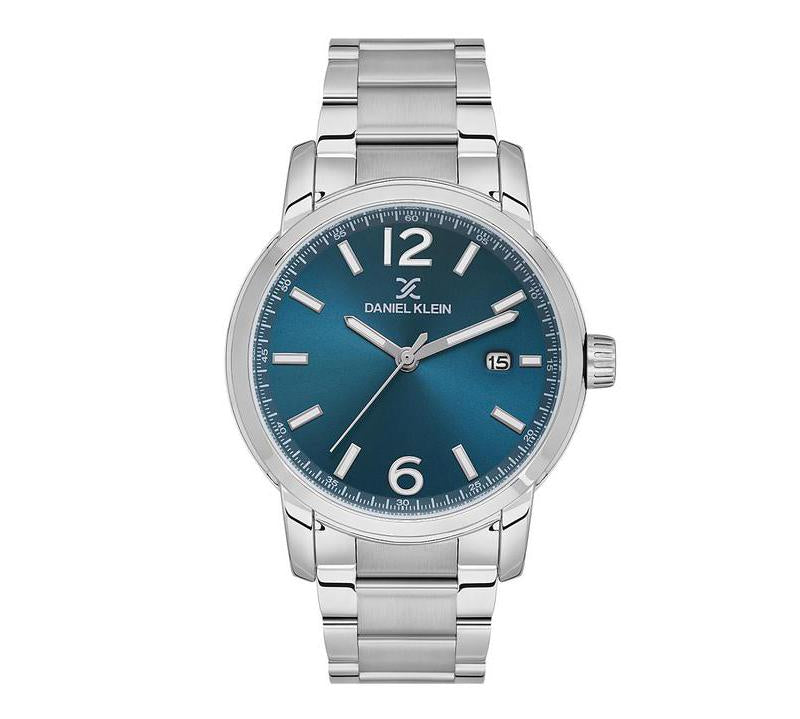 Daniel Klein Blue Dial 3 Hands Watch