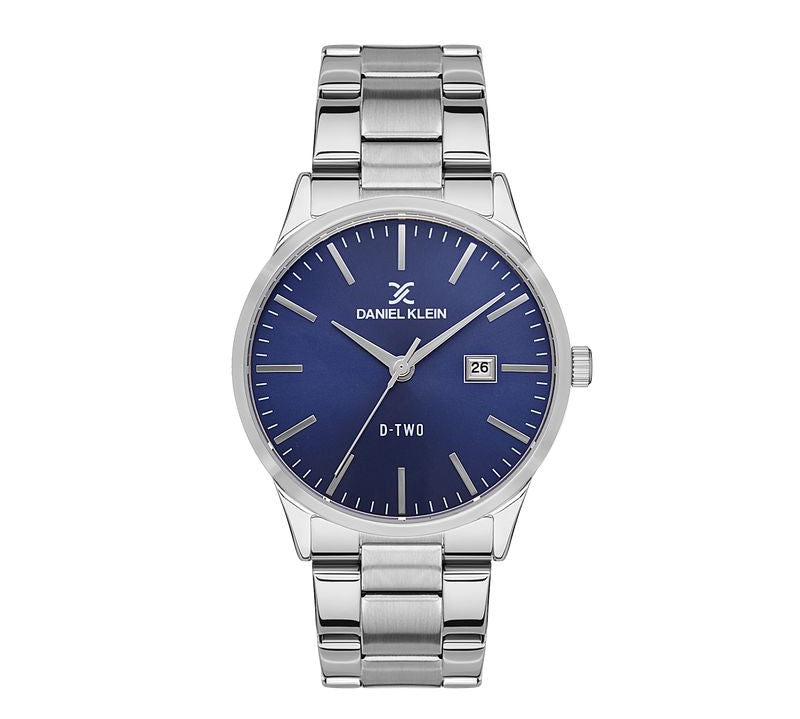 Daniel Klein D-TWO Blue Dial 3 Hands Watch