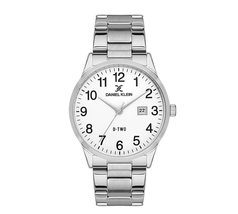 Daniel Klein D-TWO White Dial 3 Hands Watch