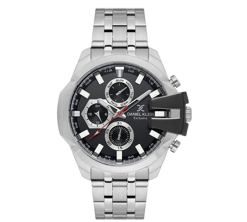 Daniel Klein Exclusive Black Dial Multifunction Watch